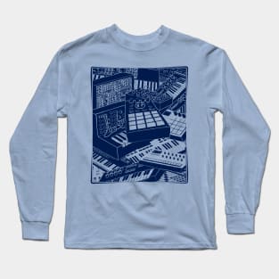 Synthesizers and electronic music instruments for musician Long Sleeve T-Shirt